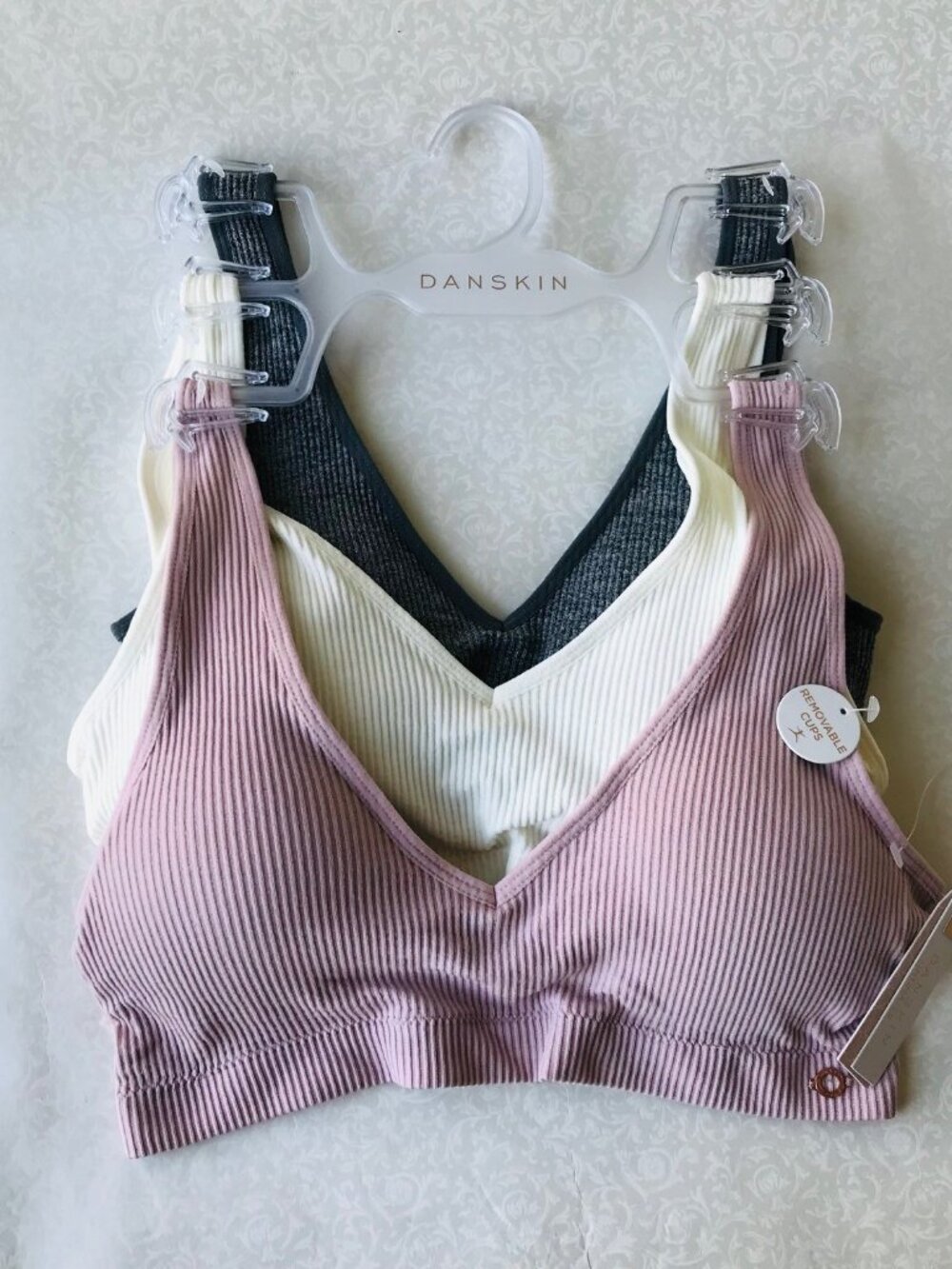 Danskin Intimates All day Comfort BRAS, 3-set ,Size : M